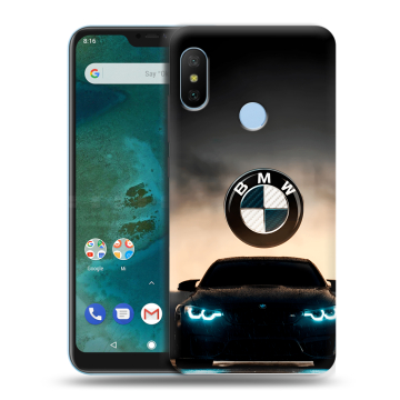 Пластиковый чехол на Xiaomi Mi A2 Lite с принтом БМВ BMW