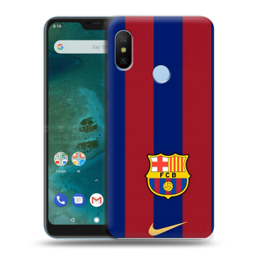 Пластиковый чехол на Xiaomi Mi A2 Lite с принтом Барселона Barcelona Пластиковый чехол на Xiaomi Mi A2 Lite с принтом Барселона Barcelona
