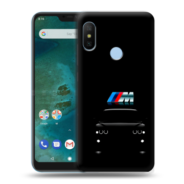 Пластиковый чехол на Xiaomi Mi A2 Lite с принтом БМВ BMW