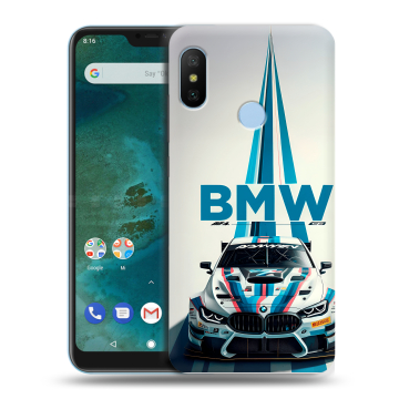 Пластиковый чехол на Xiaomi Mi A2 Lite с принтом БМВ BMW Пластиковый чехол на Xiaomi Mi A2 Lite с принтом БМВ BMW