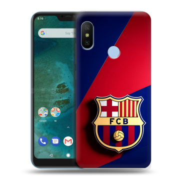 Пластиковый чехол на Xiaomi Mi A2 Lite с принтом Барселона Barcelona Пластиковый чехол на Xiaomi Mi A2 Lite с принтом Барселона Barcelona
