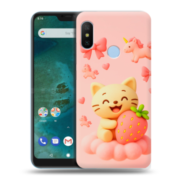 Пластиковый чехол на Xiaomi Mi A2 Lite с принтом для девочек Пластиковый чехол на Xiaomi Mi A2 Lite с принтом для девочек