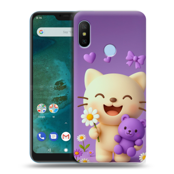 Пластиковый чехол на Xiaomi Mi A2 Lite с принтом для девочек Пластиковый чехол на Xiaomi Mi A2 Lite с принтом для девочек