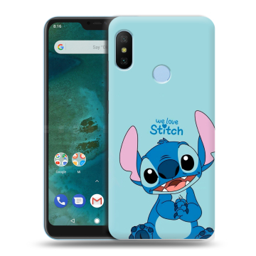 Пластиковый чехол на Xiaomi Mi A2 Lite с принтом Лило и Стич