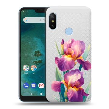 Пластиковый чехол на Xiaomi Mi A2 Lite с принтом Цветы орхидеи Пластиковый чехол на Xiaomi Mi A2 Lite с принтом Цветы орхидеи