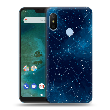Пластиковый чехол на Xiaomi Mi A2 Lite с принтом Космос звезды Пластиковый чехол на Xiaomi Mi A2 Lite с принтом Космос звезды