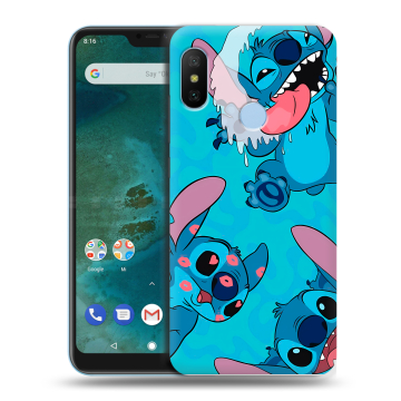 Пластиковый чехол на Xiaomi Mi A2 Lite с принтом Лило и Стич