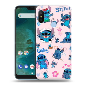 Пластиковый чехол на Xiaomi Mi A2 Lite с принтом Лило и Стич Пластиковый чехол на Xiaomi Mi A2 Lite с принтом Лило и Стич