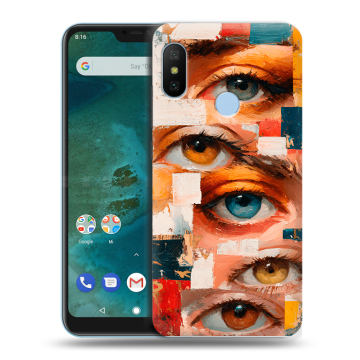 Пластиковый чехол на Xiaomi Mi A2 Lite с принтом Модный принт Пластиковый чехол на Xiaomi Mi A2 Lite с принтом Модный принт