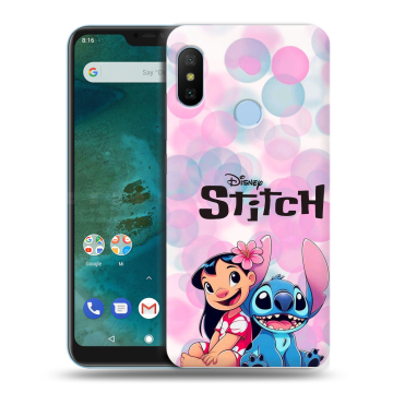 Пластиковый чехол на Xiaomi Mi A2 Lite с принтом Лило и Стич Пластиковый чехол на Xiaomi Mi A2 Lite с принтом Лило и Стич