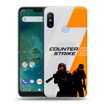 Пластиковый чехол на Xiaomi Mi A2 Lite с принтом Counter Strike Пластиковый чехол на Xiaomi Mi A2 Lite с принтом Counter Strike