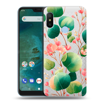 Пластиковый чехол на Xiaomi Mi A2 Lite с принтом женский