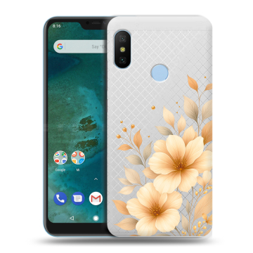Пластиковый чехол на Xiaomi Mi A2 Lite с принтом для девушки