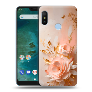 Пластиковый чехол на Xiaomi Mi A2 Lite с принтом женский