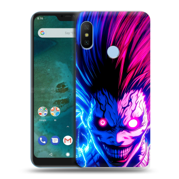 Пластиковый чехол на Xiaomi Mi A2 Lite с принтом Death note Тетрадь смерти