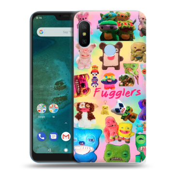 Пластиковый чехол на Xiaomi Mi A2 Lite с принтом Флагер Fuggler