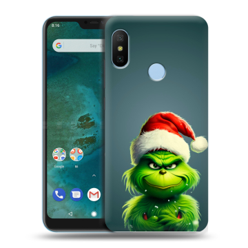 Пластиковый чехол на Xiaomi Mi A2 Lite с принтом Новый год