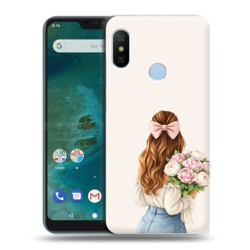 Пластиковый чехол на Xiaomi Mi A2 Lite с принтом женский Пластиковый чехол на Xiaomi Mi A2 Lite с принтом женский