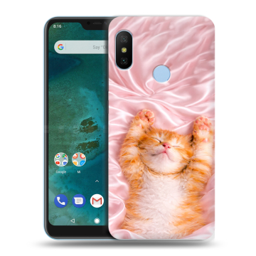 Пластиковый чехол на Xiaomi Mi A2 Lite с принтом женский Пластиковый чехол на Xiaomi Mi A2 Lite с принтом женский