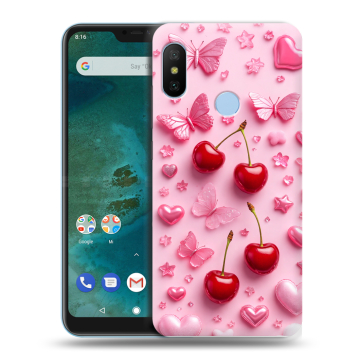 Пластиковый чехол на Xiaomi Mi A2 Lite с принтом для девочек Пластиковый чехол на Xiaomi Mi A2 Lite с принтом для девочек