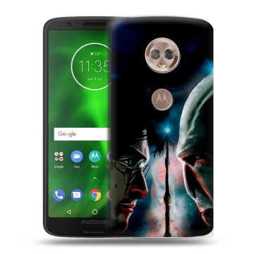 Силиконовый чехол на Motorola Moto G6 с принтом Гарри Поттер Harry Potter Силиконовый чехол на Motorola Moto G6 с принтом Гарри Поттер Harry Potter