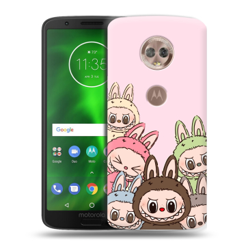 Силиконовый чехол на Motorola Moto G6 с принтом Лабубу Силиконовый чехол на Motorola Moto G6 с принтом Лабубу