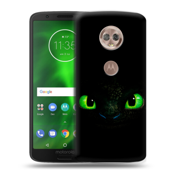Силиконовый чехол на Motorola Moto G6 с принтом Как приручить дракона