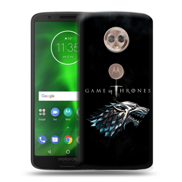 Силиконовый чехол на Motorola Moto G6 с принтом Игра Престолов Game Thrones