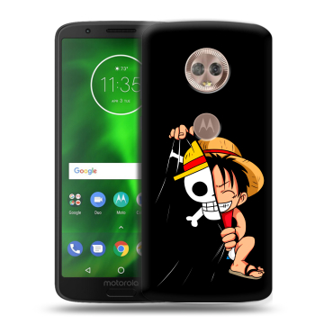 Силиконовый чехол на Motorola Moto G6 с принтом One Piece Ван Пис Силиконовый чехол на Motorola Moto G6 с принтом One Piece Ван Пис