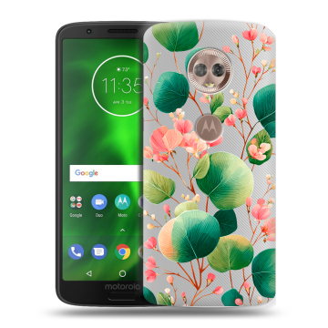 Силиконовый чехол на Motorola Moto G6 с принтом женский Силиконовый чехол на Motorola Moto G6 с принтом женский