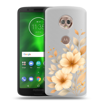 Силиконовый чехол на Motorola Moto G6 с принтом для девушки Силиконовый чехол на Motorola Moto G6 с принтом для девушки