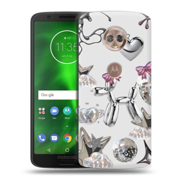 Силиконовый чехол на Motorola Moto G6 с принтом Y2K