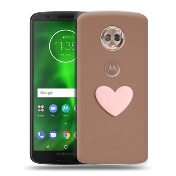 Силиконовый чехол на Motorola Moto G6 с принтом женский