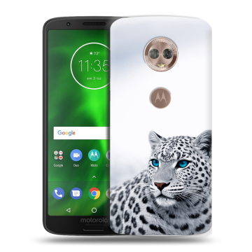 Силиконовый чехол на Motorola Moto G6 с принтом женский
