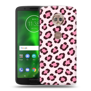 Силиконовый чехол на Motorola Moto G6 с принтом для девочек