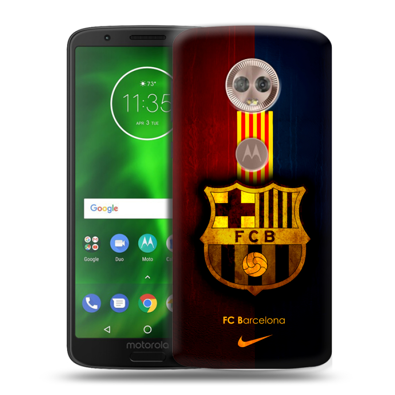 Пластиковый чехол на Motorola Moto G6 с принтом Барселона Barcelona Пластиковый чехол на Motorola Moto G6 с принтом Барселона Barcelona