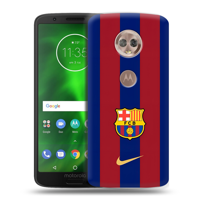Пластиковый чехол на Motorola Moto G6 с принтом Барселона Barcelona Пластиковый чехол на Motorola Moto G6 с принтом Барселона Barcelona