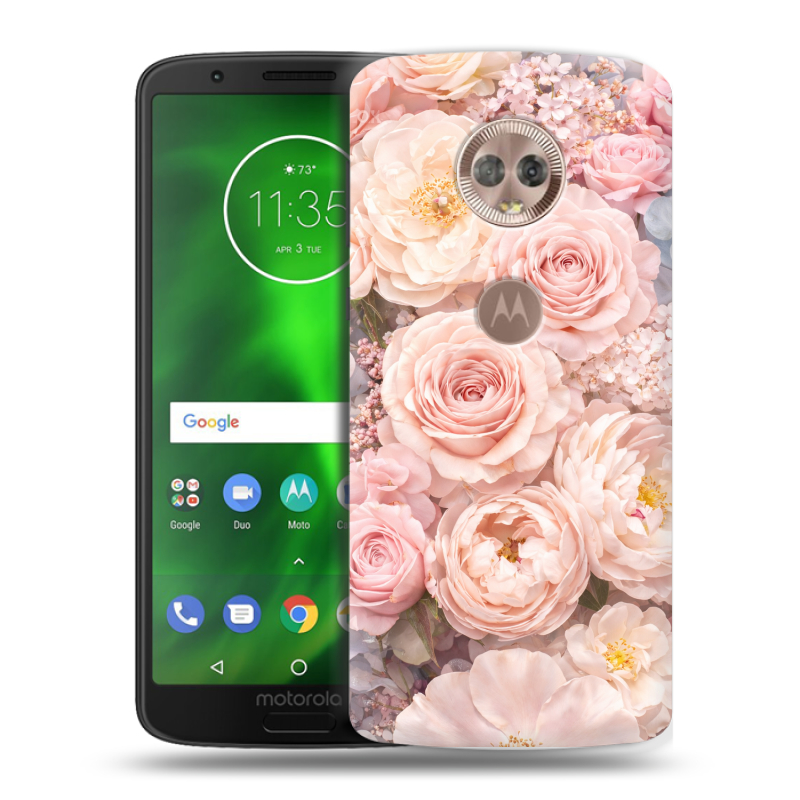 Силиконовый чехол на Motorola Moto G6 с принтом женский Силиконовый чехол на Motorola Moto G6 с принтом женский