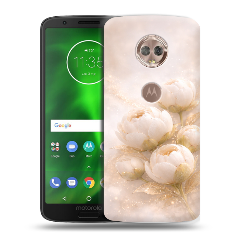 Пластиковый чехол на Motorola Moto G6 с принтом женский Пластиковый чехол на Motorola Moto G6 с принтом женский