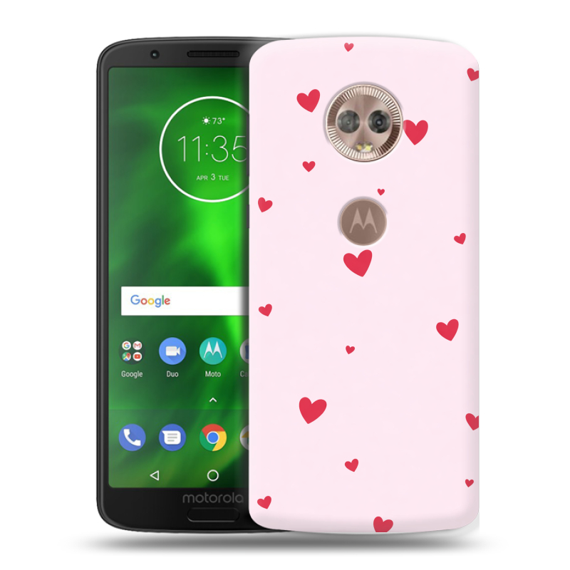 Силиконовый чехол на Motorola Moto G6 с принтом для девочек Силиконовый чехол на Motorola Moto G6 с принтом для девочек