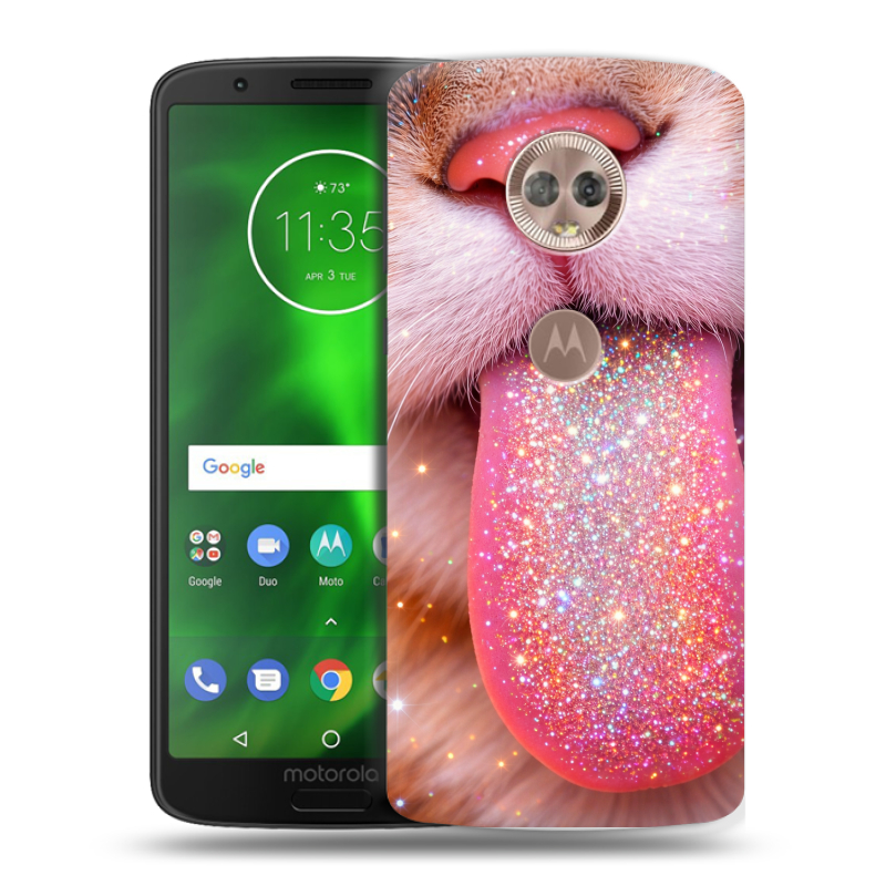 Силиконовый чехол на Motorola Moto G6 с принтом для девочек Силиконовый чехол на Motorola Moto G6 с принтом для девочек