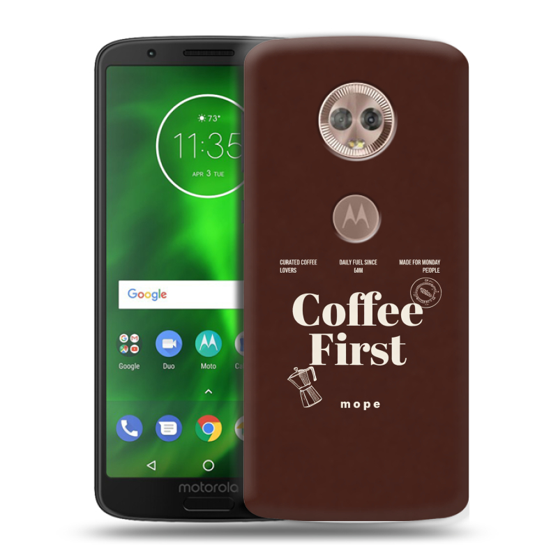 Силиконовый чехол на Motorola Moto G6 с принтом женский Силиконовый чехол на Motorola Moto G6 с принтом женский