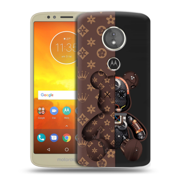 Силиконовый чехол на Motorola Moto E5 с принтом Луи робот
