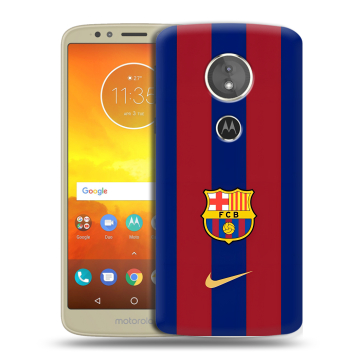 Силиконовый чехол на Motorola Moto E5 с принтом Барселона Barcelona