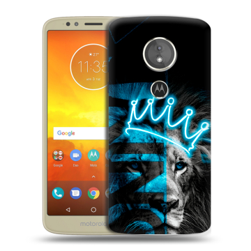 Силиконовый чехол на Motorola Moto E5 с принтом Король лев