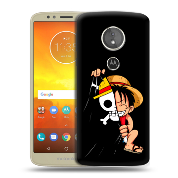 Силиконовый чехол на Motorola Moto E5 с принтом One Piece Ван Пис