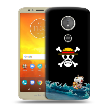 Силиконовый чехол на Motorola Moto E5 с принтом One Piece Ван Пис