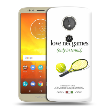 Силиконовый чехол на Motorola Moto E5 с принтом для девочек