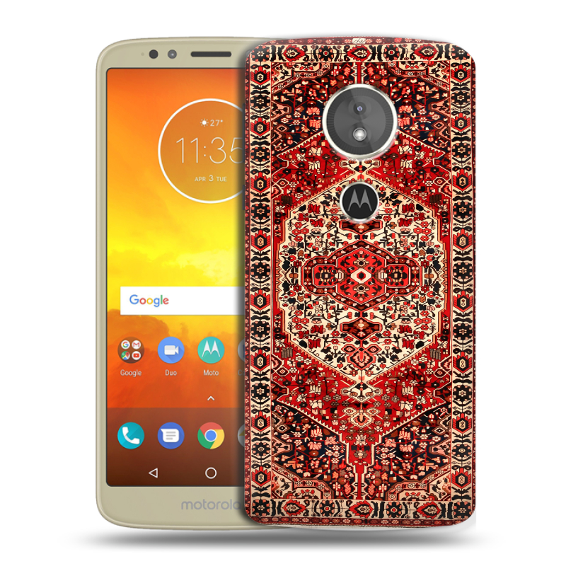 Силиконовый чехол на Motorola Moto E5 с принтом Ковер Силиконовый чехол на Motorola Moto E5 с принтом Ковер