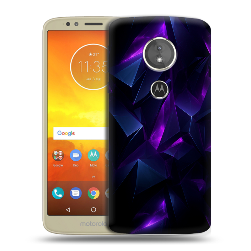 Силиконовый чехол на Motorola Moto E5 с принтом Абстракиция Силиконовый чехол на Motorola Moto E5 с принтом Абстракиция